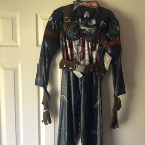 Captain America kids Costume size 9/10